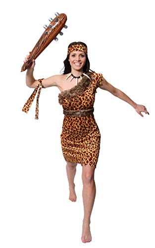 I LOVE FANCY DRESS NEANDERTALER KOSTÜME VERKLEIDUNG MIT AUFBLASBARER KEULE FÜR Frauen HÖHLEN Menschen=VORZEIT JETI -XLarge von I LOVE FANCY DRESS