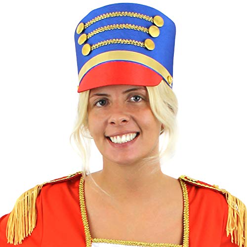 I LOVE FANCY DRESS SPIELZEUG MÄUSEKÖNIG +SOLDATIN HÜTE. DER NUSSKNACKER/MÄUSEKÖNIG. IN BLAU/GOLD. DER HUT HAT DEN UNGEFÄHREN DURCHMESSER VON 59/60CM. 4 HÜTE von I LOVE FANCY DRESS