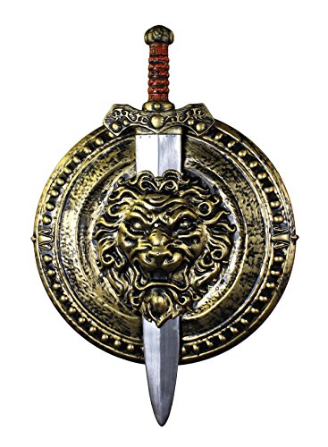 I LOVE FANCY DRESS Schild +Schwert ZUBEHÖR FÜR Gladiator & GRIECHEN KOSTÜM VERKLEIDUNG=ERHALTBAR IN Gold ODER Silber = 1 Silber/SCHWARZ ARMSCHILD MIT Schwert I LOVE FANCY DRESS Schild +Schwert ZUBEHÖR FÜR Gladiator & GRIECHEN KOSTÜM VERKLEIDUNG=ERHALTBAR IN Gold ODER Silber = 1 Silber/SCHWARZ ARMSCHILD MIT Schwert von I LOVE FANCY DRESS