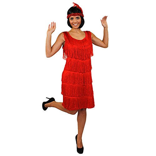 ILOVEFANCYDRESS I Love Fancy Dress ilfd4576 X L Deluxe Damen 1920er Flapper Kleid mit passendem Kopfschmuck (X-Large) von I LOVE FANCY DRESS