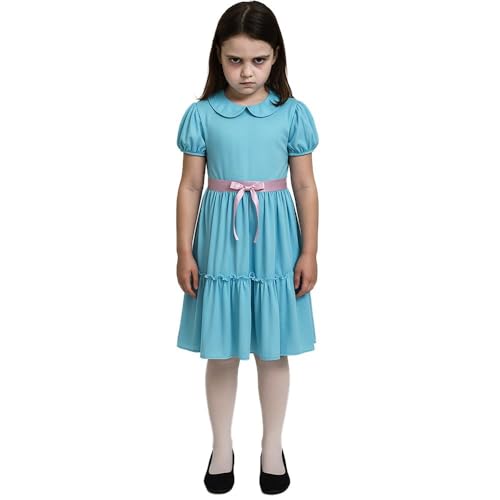 Mädchen Spukzwillingskostüm - Gruseliges blaues Kleid Horror-Outfit für Halloween, Faschingspartys, Spukhaus-Events, gruseliges Paar-Duo oder Gruppenkostüm-Idee Mädchen Spukzwillingskostüm - Gruseliges blaues Kleid Horror-Outfit für Halloween, Faschingspartys, Spukhaus-Events, gruseliges Paar-Duo oder Gruppenkostüm-Idee von I LOVE FANCY DRESS
