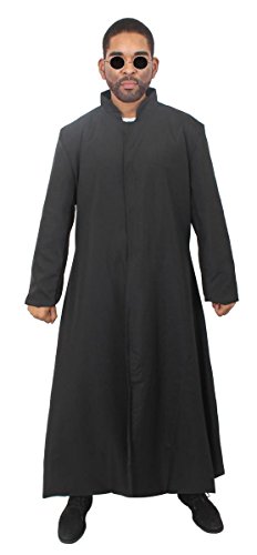 Morpheus-Kostüm für Erwachsene, Sci-Fi-Kostüm, perfekt für Halloween, lange Jacke und Sonnenbrille, Standard von I LOVE FANCY DRESS