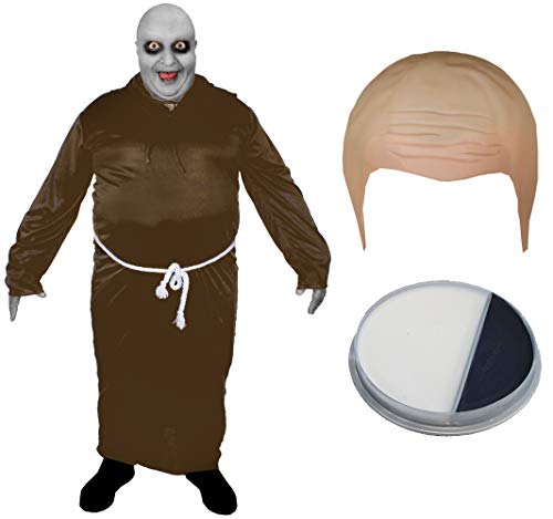 ONKEL GLATZÖPFIGER FESTER KOSTÜM VERKLEIDUNG=BEKANNT AUS FILM +FERSEHN SERIE=HALLOWEEN-FASCHING-KARNEVAL=ERHALTBAR MIT BRAUNE ROBE ODER SCHWARZER ROBE+GLATZEN KAPPE +MAKE UP =BRAUN/XXXLARGE ONKEL GLATZÖPFIGER FESTER KOSTÜM VERKLEIDUNG=BEKANNT AUS FILM +FERSEHN SERIE=HALLOWEEN-FASCHING-KARNEVAL=ERHALTBAR MIT BRAUNE ROBE ODER SCHWARZER ROBE+GLATZEN KAPPE +MAKE UP =BRAUN/XXXLARGE von I LOVE FANCY DRESS