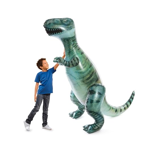 Riesiger aufblasbarer T-Rex – 1,8 m großer blauer aufblasbarer Dinosaurier – Kinder Jurassic Geburtstag Party Dekoration Outdoor aufblasbares Display Spaß Event Prop von I LOVE FANCY DRESS