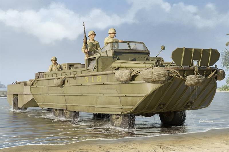 GMC DUKW-353 with WTCT-6 Trailer von I LOVE KIT