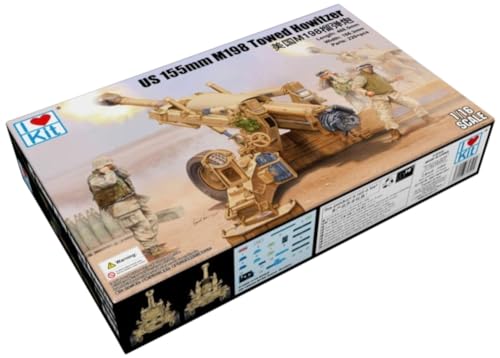 I Love Kit 61602 - M198 155Mm Towed Howitzer - maßstab 1/16 - Modellbausatz von I Love Kit