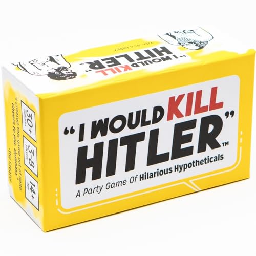 "I Would Kill Hitler" - Das Super-Partyspiel für Erwachsene mit ethischen Dilemmas und urkomischen Hypothetiken von I Would Kill Hitler