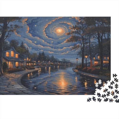 Forsthaus Puzzle 1000 Teile Puzzle Für Erwachsene Und Kinder Ab 14 Jahren Puzzel 1000pcs (75x50cm) von IAEXFGHJZ