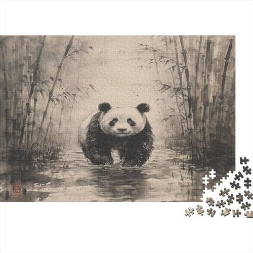 Panda Puzzle 1000 Teile Für Erwachsene Und Kinder Ab 14 Jahrenfür Stressabbauer Puzzlespiel Erwachsenen Puzzlespiel Puzzel 1000pcs (75x50cm) von IAEXFGHJZ