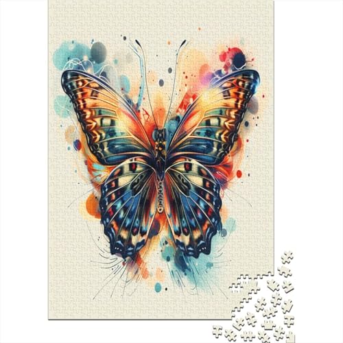 Schmetterling Puzzle 1000 Teile Puzzle Für Erwachsene Und Kinder Ab 14 Jahren,Puzzlespiel Erwachsenen Puzzlespiel Puzzel 1000pcs (75x50cm) von IAEXFGHJZ