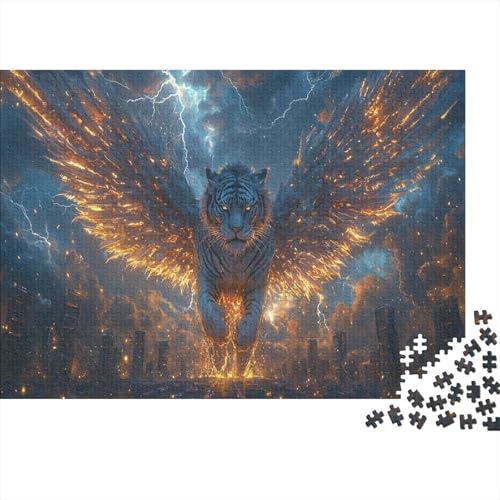 Tiger Puzzle 1000 Teile Erwachsener Kniffel Spaß Für Die Ganze Familie - Abwechslungsreiche 1000 Puzzleteilige Motive Puzzlespiel Erwachsene, Puzzel 1000pcs (75x50cm) von IAEXFGHJZ