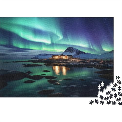 Beautiful Schönheiten Borealis 1000 Piezas Schönheiten para Adultos Puzzle Regalo De Navidad Y Cumpleaños Juego De Rompecabezas Educational Game Decoración Stress Relief 1000pcs (75x50cm) von IAIODFSAN