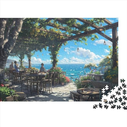 Blumenstadt Puzzle Adultos Florid 1000 Piezas Juego De Rompecabezas Regalo De Navidad Y Cumpleaños Juegos Educativos para Decoración Del Hogar Stress Relief 1000pcs (75x50cm) von IAIODFSAN