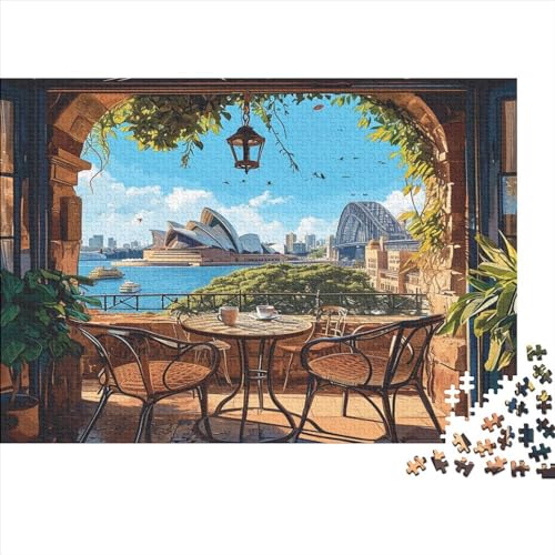 Blumenstadt Puzzles para Adultos 1000 Piezas Florid Juego De Rompecabezas Decoración Regalo De Navidad Y Cumpleaños Juegos Educativos Relajación Y Sabiduría 300pcs (40x28cm) von IAIODFSAN