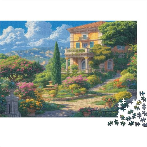 Blumenstadt para Adultos 1000 Piezas Florid Puzzle Juego De Rompecabezas Juegos Educativos Regalo De Navidad Y Cumpleaños Decoración Stress Relief 300pcs (40x28cm) von IAIODFSAN