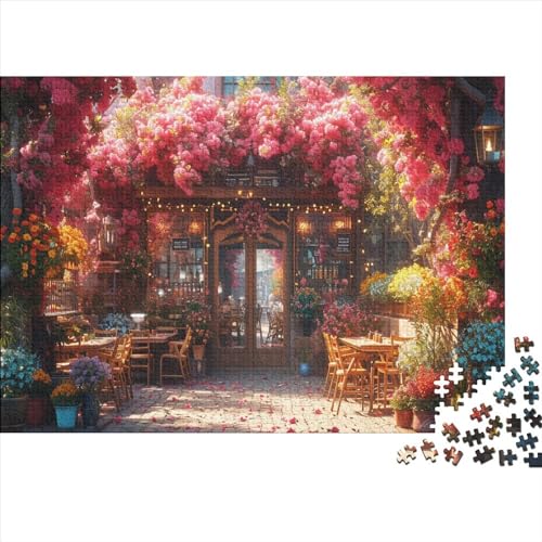 Blumenstadt para Adultos Florid 1000 Piezas Puzzle Regalo De Navidad Y Cumpleaños Juegos Educativos Juego De Rompecabezas para Decoración Del Hogar Stress Relief 300pcs (40x28cm) von IAIODFSAN