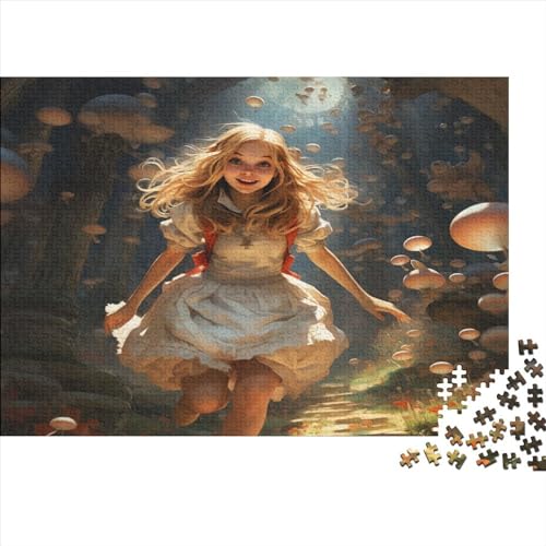 Bunte Märchenwelt Adultos Puzzles Märchenhafte Welt 1000 Piezas Juego De Rompecabezas Regalo De Navidad Y Cumpleaños para Decoración Del Hogar Juegos EduKatzenartigivos Stress Relief 300pcs (40x28cm) von IAIODFSAN