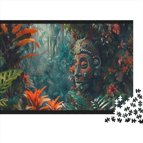 Buschtier 1000 Piezas Buddhistisches Kloster Puzzle Adultos Decoración Juegos Educativos Regalo De Navidad Y Cumpleaños Juego De Rompecabezas Relajación Y Sabiduría 1000pcs (75x50cm) von IAIODFSAN