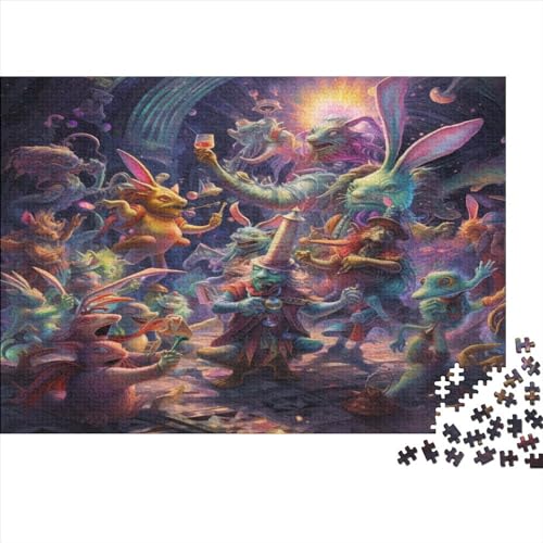 Eine Bunte Welt Adultos Puzzles Hell Und Farbenfroh 1000 Piezas EduKatzenartigional Game Regalo De Navidad Y Cumpleaños Juego De Rompecabezas Decoración Relajación Y Sabiduría 1000pcs (75x50cm) von IAIODFSAN