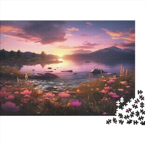 Lotus und Eisberg Lotosblume 1000 Piezas Adultos Puzzle Regalo De Navidad Y Cumpleaños para Decoración Del Hogar Juego De Rompecabezas Educational Game Stress Relief Toy 1000pcs (75x50cm) von IAIODFSAN