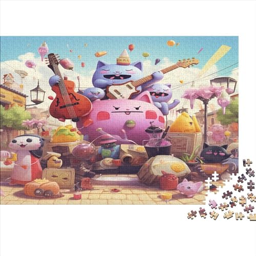 Niedliche Katze Katzenartig 1000 Piezas para Adultos Puzzles Decoración Juegos EduKatzenartigivos Juego De Rompecabezas Regalo De Navidad Y Cumpleaños Stress Relief Toy 300pcs (40x28cm) von IAIODFSAN