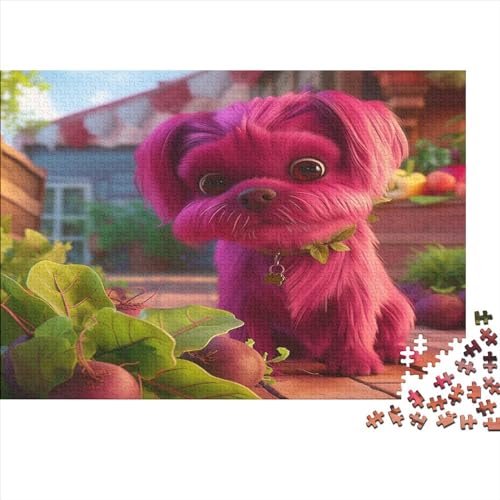 Niedlicher Hund Puzzle para Adultos 1000 Piezas Welpe Juego De Rompecabezas Decoración EduKatzenartigional Game Regalo De Navidad Y Cumpleaños Relajación Y Sabiduría 1000pcs (75x50cm) von IAIODFSAN