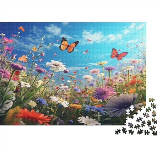 Schmetterlinge und Blumen 1000 Piezas Libellen Puzzle Adultos Decoración Juegos Educativos Regalo De Navidad Y Cumpleaños Juego De Rompecabezas Relajación Y Sabiduría 300pcs (40x28cm) von IAIODFSAN