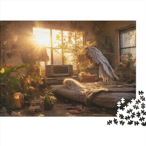 Warmes Zuhause Adultos Firmen 1000 Piezas Puzzle Regalo De Navidad Y Cumpleaños EduKatzenartigional Game para Decoración Del Hogar Juego De Rompecabezas Stress Relief 1000pcs (75x50cm) von IAIODFSAN