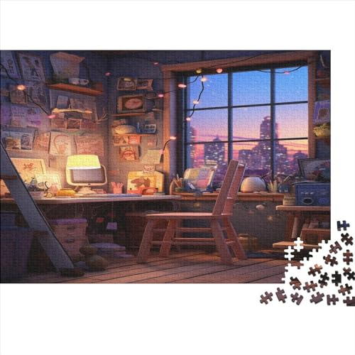 Warmes Zuhause Firmen 1000 Piezas Adultos Puzzle Juegos EduKatzenartigivos para Decoración Del Hogar Regalo De Navidad Y Cumpleaños Juego De Rompecabezas Stress Relief Toy 1000pcs (75x50cm) von IAIODFSAN