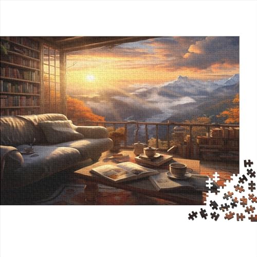 Warmes Zuhause Puzzle Adultos Firmen 1000 Piezas Juego De Rompecabezas para Decoración Del Hogar EduKatzenartigional Game Regalo De Navidad Y Cumpleaños Stress Relief 1000pcs (75x50cm) von IAIODFSAN