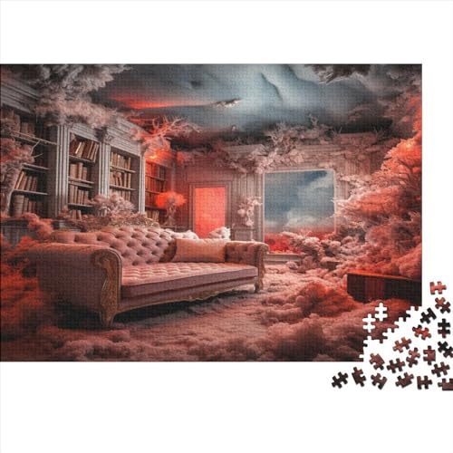 Warmes Zuhause Puzzles para Adultos 1000 Piezas Firmen Juegos EduKatzenartigivos Juego De Rompecabezas para Decoración Del Hogar Regalo De Navidad Y Cumpleaños Stress Relief 1000pcs (75x50cm) von IAIODFSAN