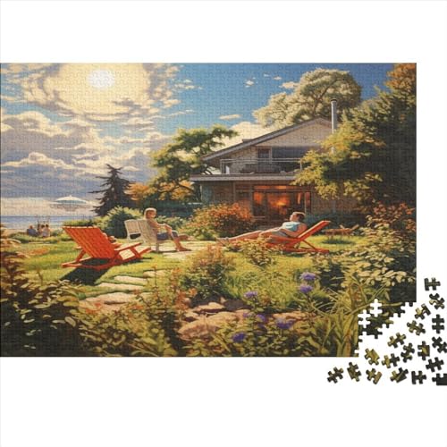 Warmes Zuhause Puzzles para Adultos 1000 Piezas Firmen Juegos EduKatzenartigivos Juego De Rompecabezas para Decoración Del Hogar Regalo De Navidad Y Cumpleaños Stress Relief 1000pcs (75x50cm) von IAIODFSAN