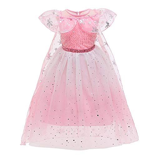 Mädchen Prinzessin ELSA Anna Schneekönigin Eiskönigin Kleid Kinder Tüll Kostüm Weihnachten Halloween Eisprinzessin Verkleidung Karneval Geburtstag Geschenk Ankleiden 04-Rosa 7-8 Jahre Mädchen Prinzessin ELSA Anna Schneekönigin Eiskönigin Kleid Kinder Tüll Kostüm Weihnachten Halloween Eisprinzessin Verkleidung Karneval Geburtstag Geschenk Ankleiden 04-Rosa 7-8 Jahre von IBTOM CASTLE