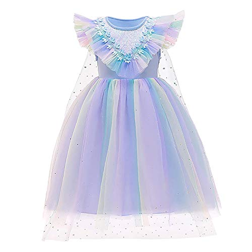 Mädchen Prinzessin ELSA Anna Schneekönigin Eiskönigin Kleid Kinder Tüll Kostüm Weihnachten Halloween Eisprinzessin Verkleidung Karneval Geburtstag Geschenk Ankleiden 05-Blau 3-4 Jahre Mädchen Prinzessin ELSA Anna Schneekönigin Eiskönigin Kleid Kinder Tüll Kostüm Weihnachten Halloween Eisprinzessin Verkleidung Karneval Geburtstag Geschenk Ankleiden 05-Blau 3-4 Jahre von IBTOM CASTLE