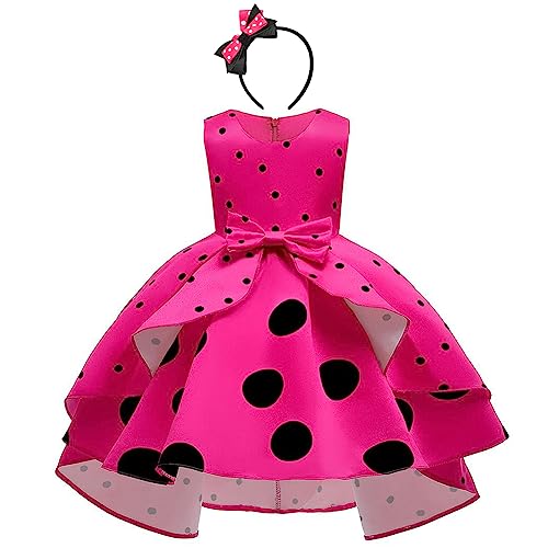 Minnie Mouse Kleid Mädchen Weihnachten Karneval Halloween Verkleiden Kostüm Vintage Polka Dot Prinzessin Tutu Hi-Lo Partykleid+Maus Ohren Stirnband Geburtstag Festliches Outfit Heiß Rosa 4-5 Jahre Minnie Mouse Kleid Mädchen Weihnachten Karneval Halloween Verkleiden Kostüm Vintage Polka Dot Prinzessin Tutu Hi-Lo Partykleid+Maus Ohren Stirnband Geburtstag Festliches Outfit Heiß Rosa 4-5 Jahre von IBTOM CASTLE
