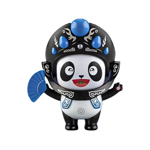 ICDKOYK 3 Stück Panda Stress Relief Gesichtsausdrücke mit ABS buntes Spielzeug Kultur 3 Stück ABS Sichuan Puppe Wickelpuppe, Blau, 8.5 * 7.6 * 9.5 cm von ICDKOYK