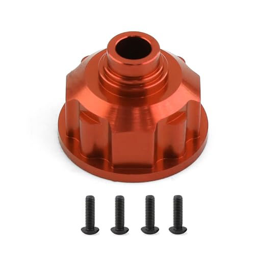 ICDKOYK Differentialgetriebe für E revo Aluminiumlegierung Short Course Diff 1 Stück RC Autozubehör Ersatzteile RC Upgrade Teil, Orange von ICDKOYK