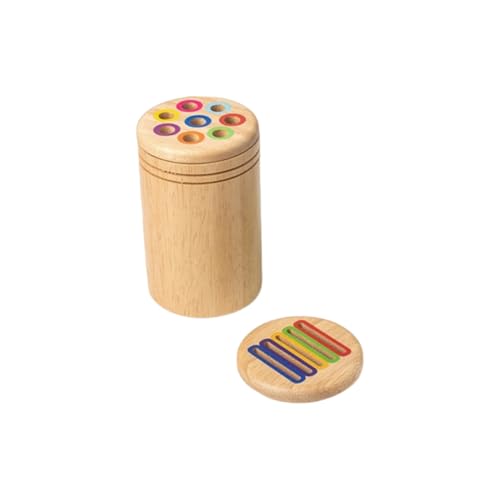 ICDKOYK Frühe Bildung Spielzeug für Kindergarten Farbe Kognition und Koordination Kinder Puzzle Farbe Klassifizierung Tasse Holz, Typ+2 von ICDKOYK