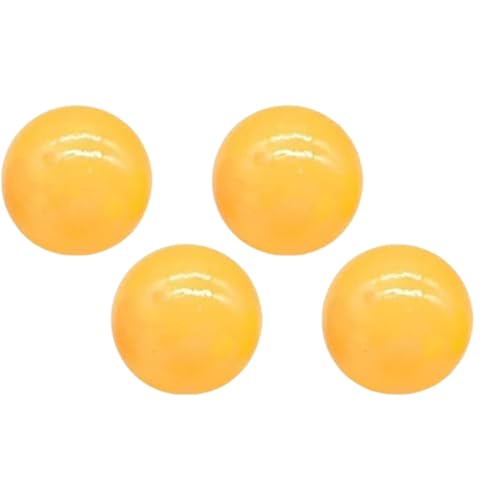 ICDKOYK Klebriger leuchtender Klebeball für die Decke, wiederverwendbar und sicher für Spaß im Innenbereich, leuchtender Klebeball, Gummi Wandfreigabeball, Orangegelb von ICDKOYK