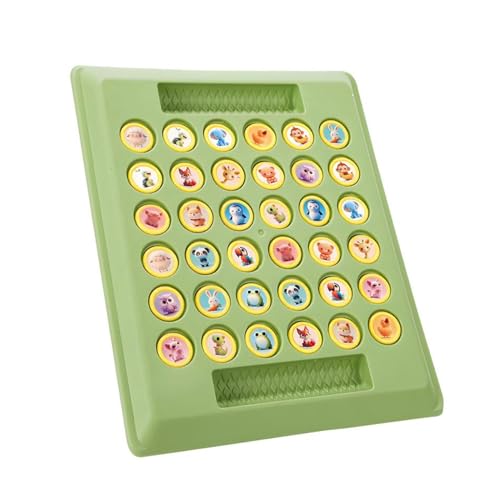 ICDKOYK Verhindern Sie Myopie, Rätsel und Denkspiel für Kinder, interaktives Spielzeug für Eltern und Kinder, ABS Tier Flip Schach von ICDKOYK