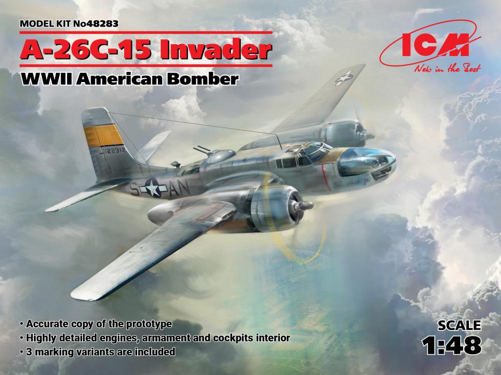 A-26-15 Invader, WWII American Bomber von ICM