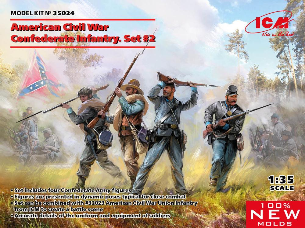 American Civil War Confederate Infantry - Set 2 von ICM