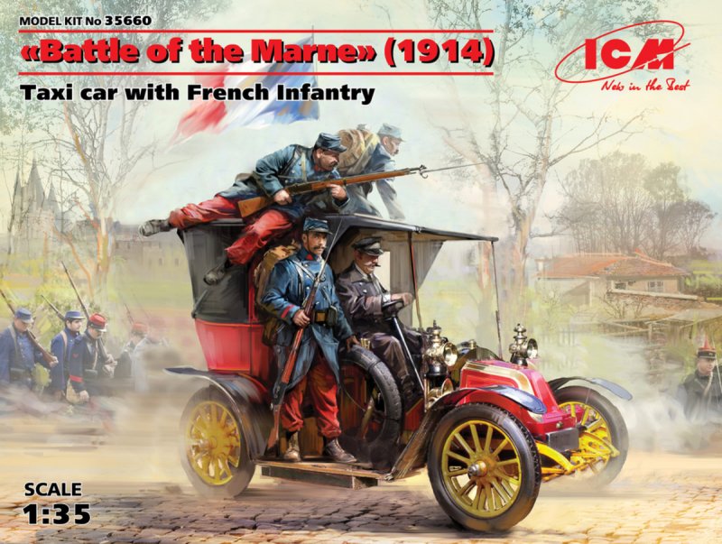 Battle of the Marne(1914),Taxi car with French Infantry von ICM