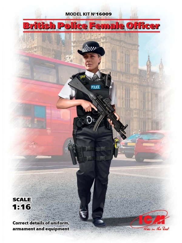 British Police Female Officer von ICM