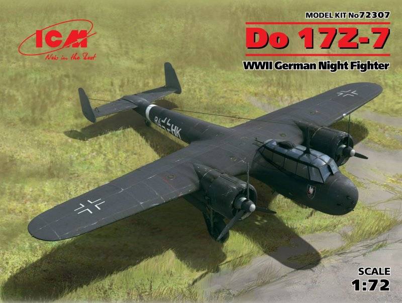 Dornier Do 17 Z-7, WWII German Night Fighter von ICM