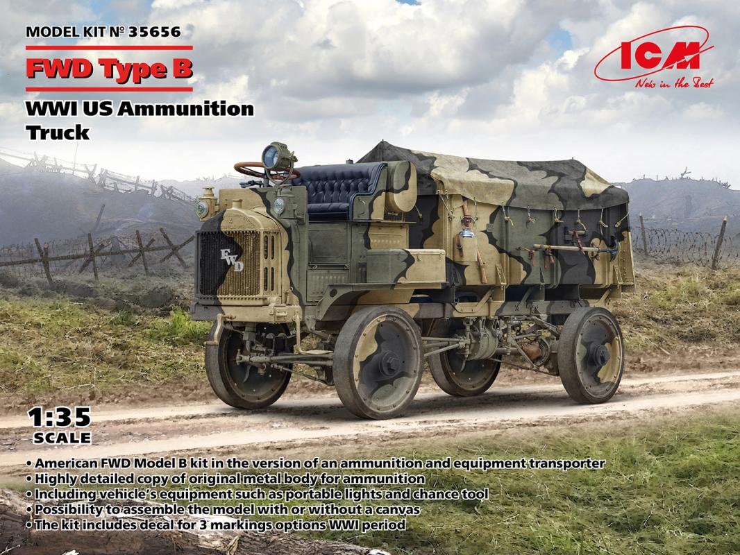 FWD Type B, WWI US Ammunition Truck von ICM