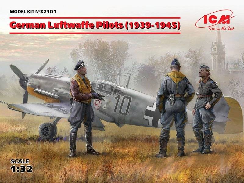 German Luftwaffe Pilots (1939-1945) (3 Figuren) von ICM