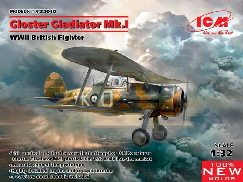 Gloster Gladiator Mk.I - WWII British Fighter von ICM