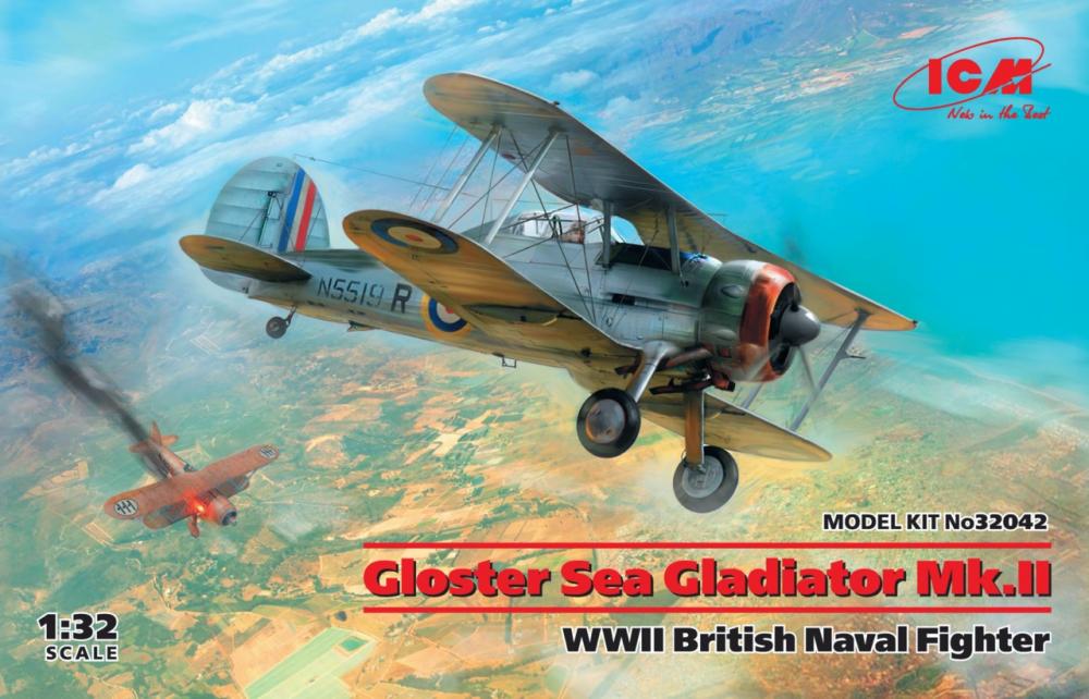 Gloster Sea Gladiator Mk.II , WWII British Naval Fighter von ICM