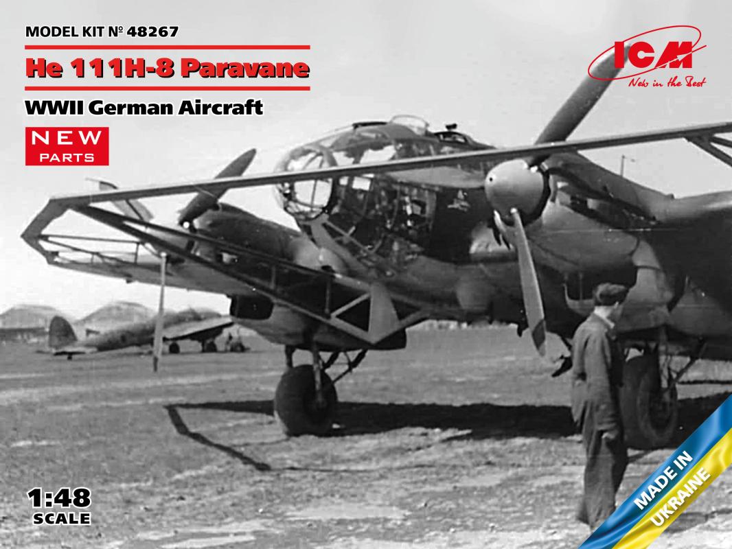 Heinkel He 111 H-8 Paravane - WWII German Aircraft von ICM